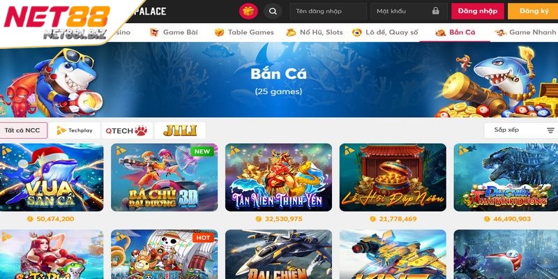 Bắn cá NET88 - Trải nghiệm săn thưởng rinh quà cực khủng 1 Giao diện bắn cá hiện đại dễ chơi giúp ngư thủ nhanh chóng làm quen